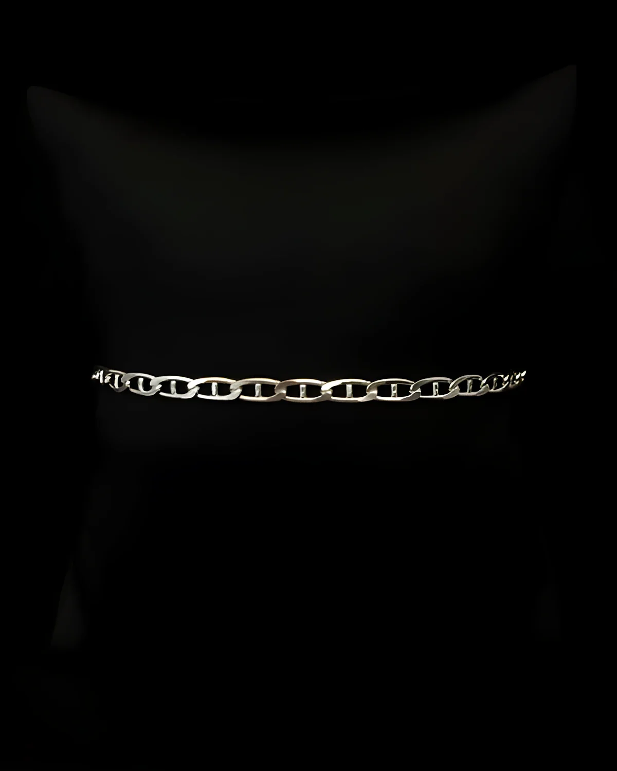 Pulseira elos gutti prata