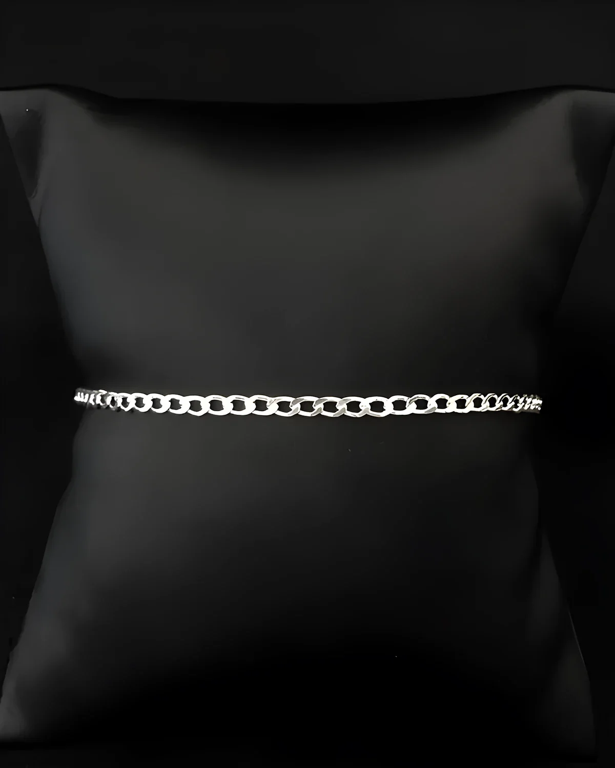 Pulseira grumezinha prata