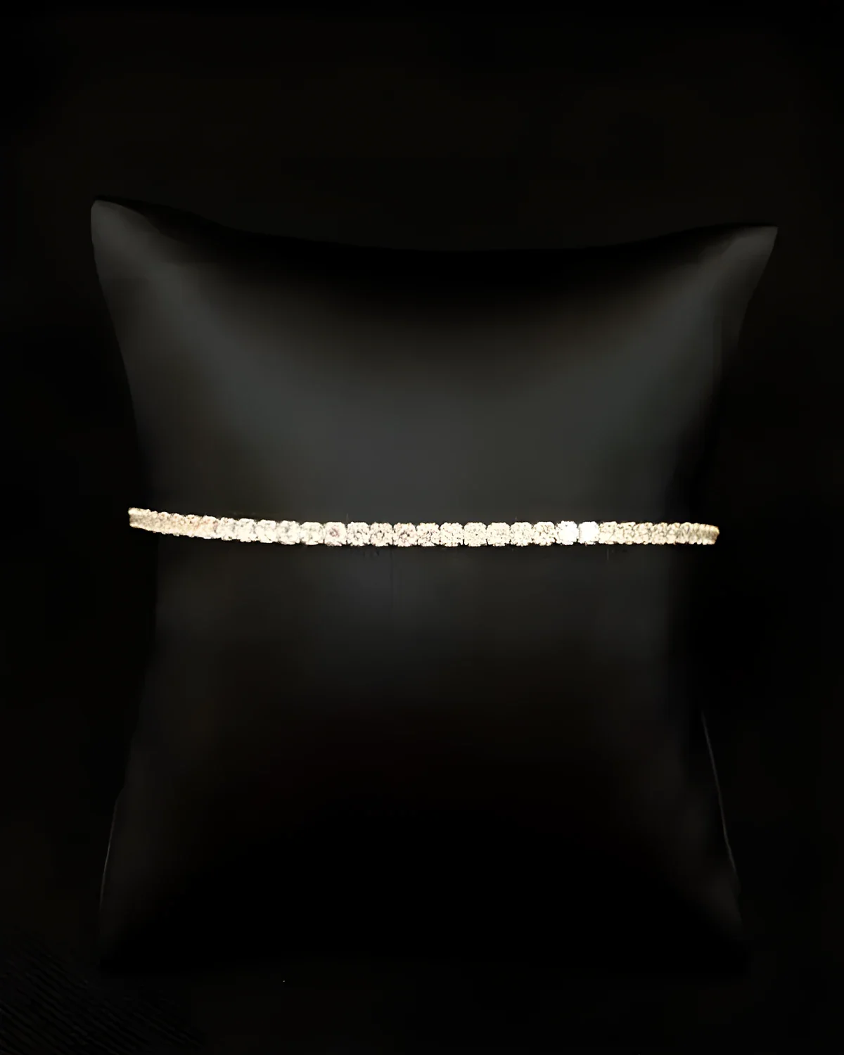 Pulseira Riviera branca prata