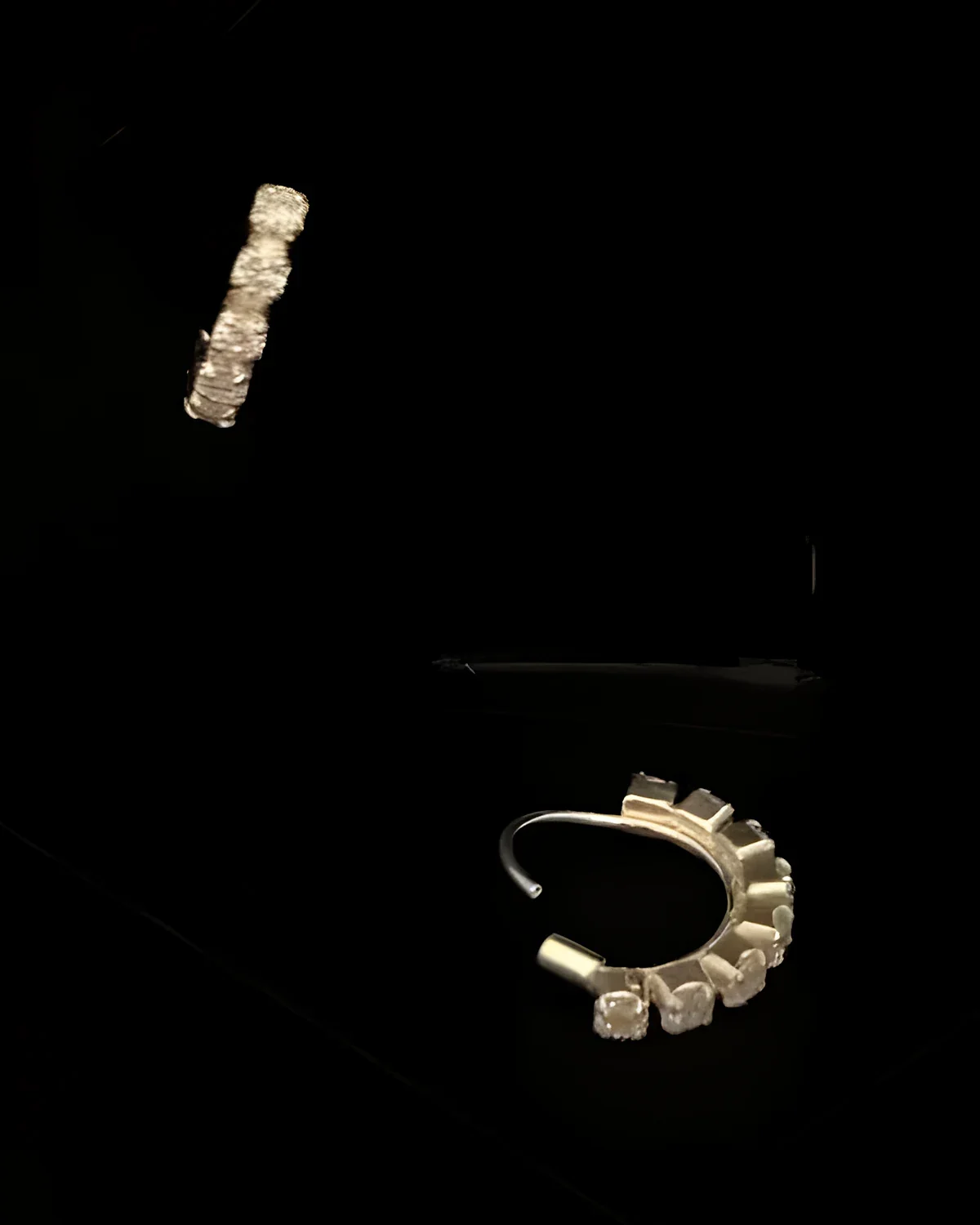 Piercing argola 8 zircônia prata