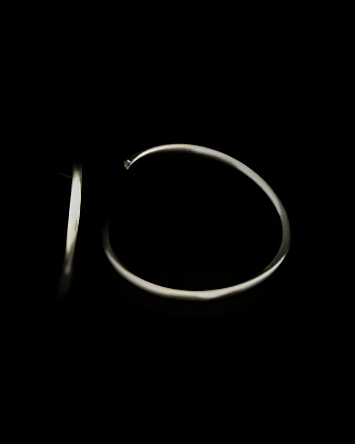 Piercing argola lisa 7 mm, 8 mm prata