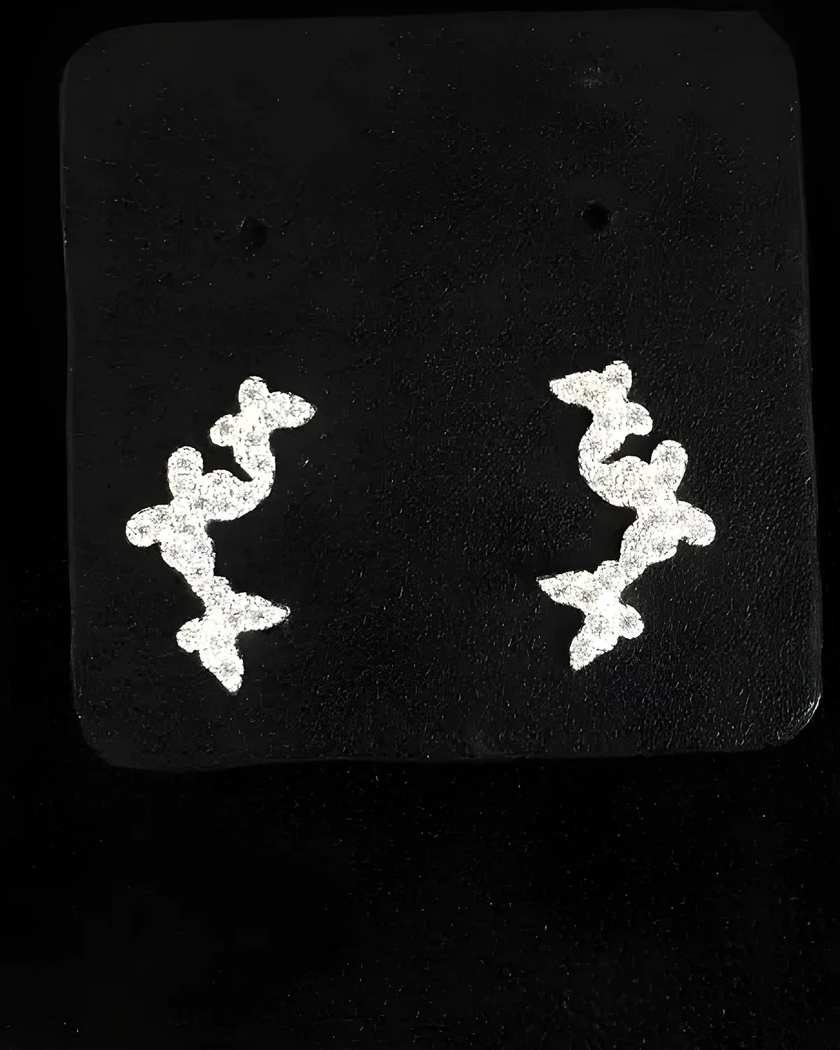 Brinco earcuff 3 borboletas prata