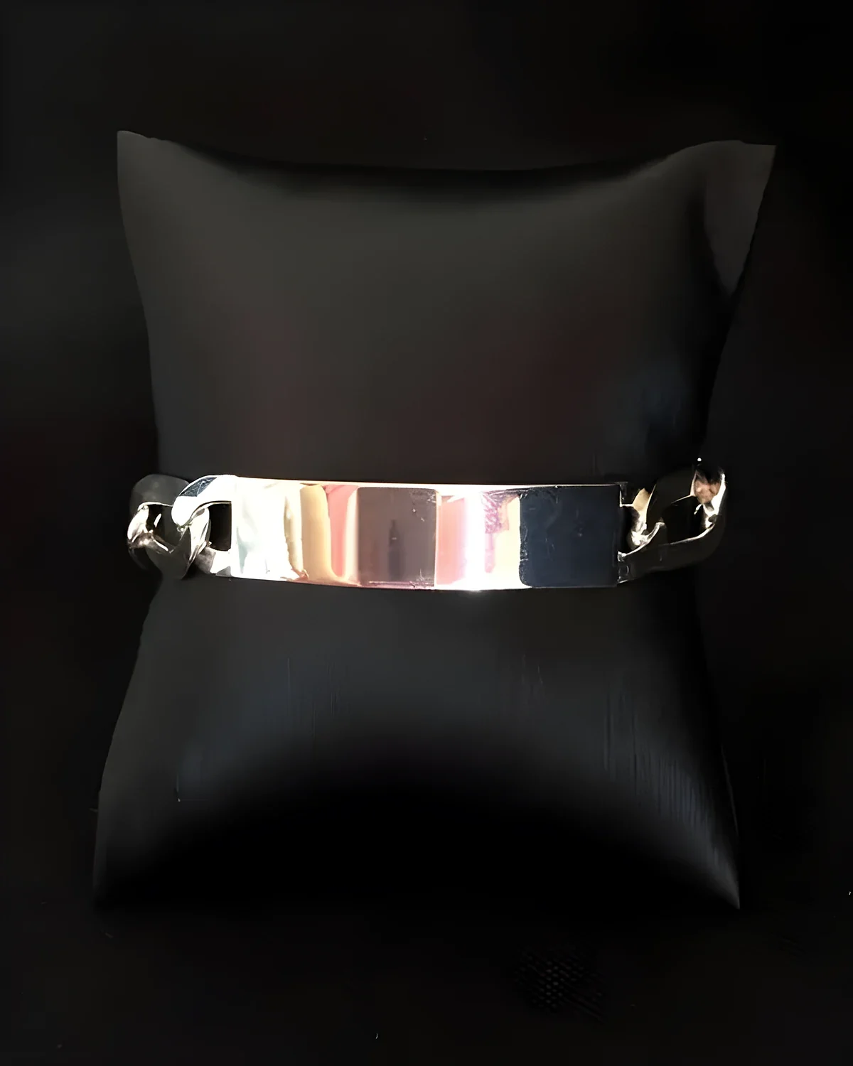 Pulseira chapa 3 x 1 grande 29,10 grande prata