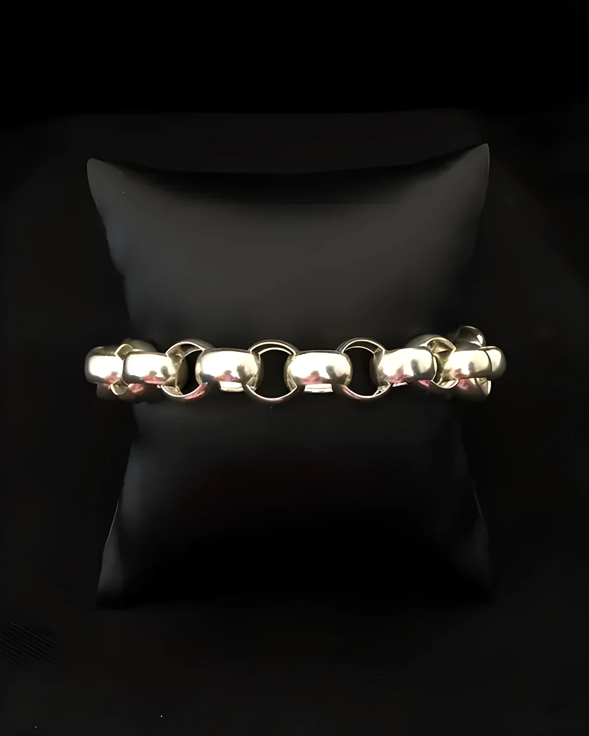 Pulseira elos Português eletroforma fecho t