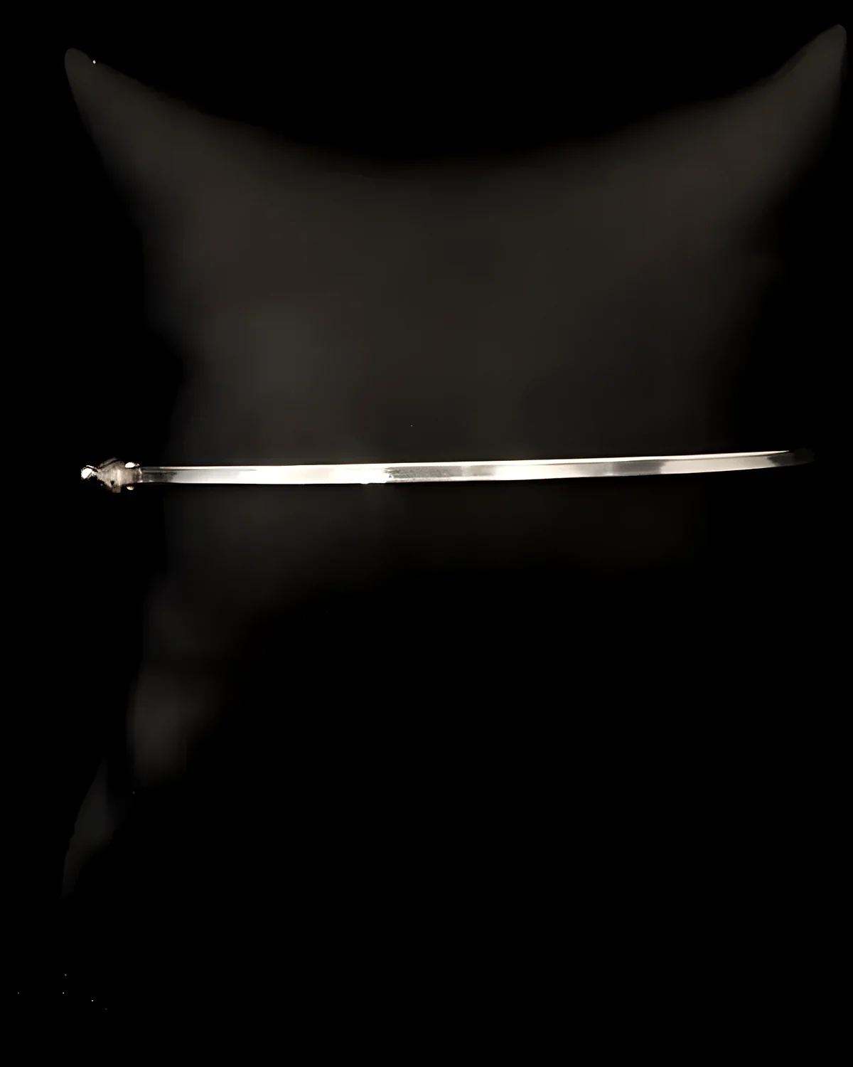 Bracelete fio reto oval 2 mm