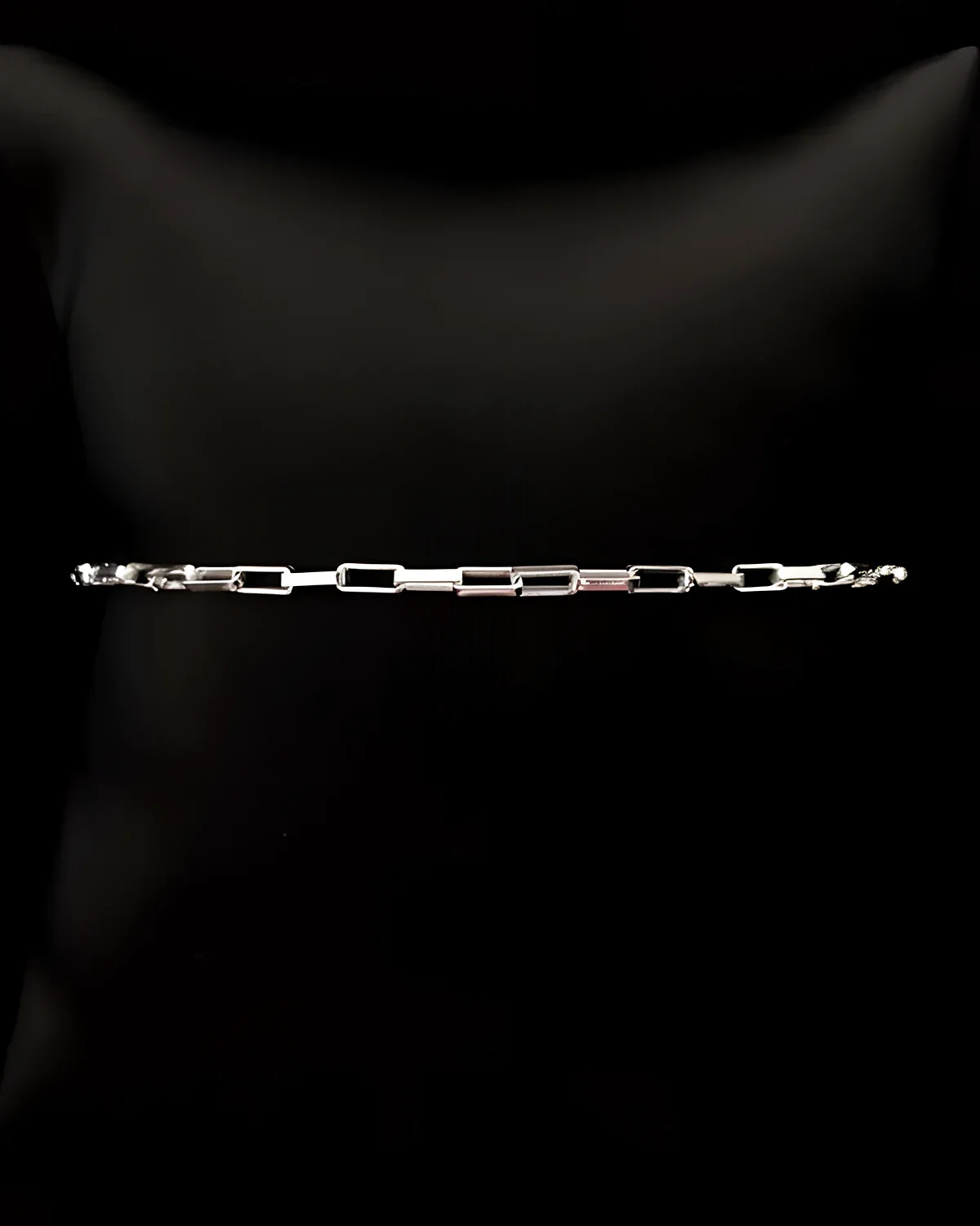 Pulseira elos retangulares