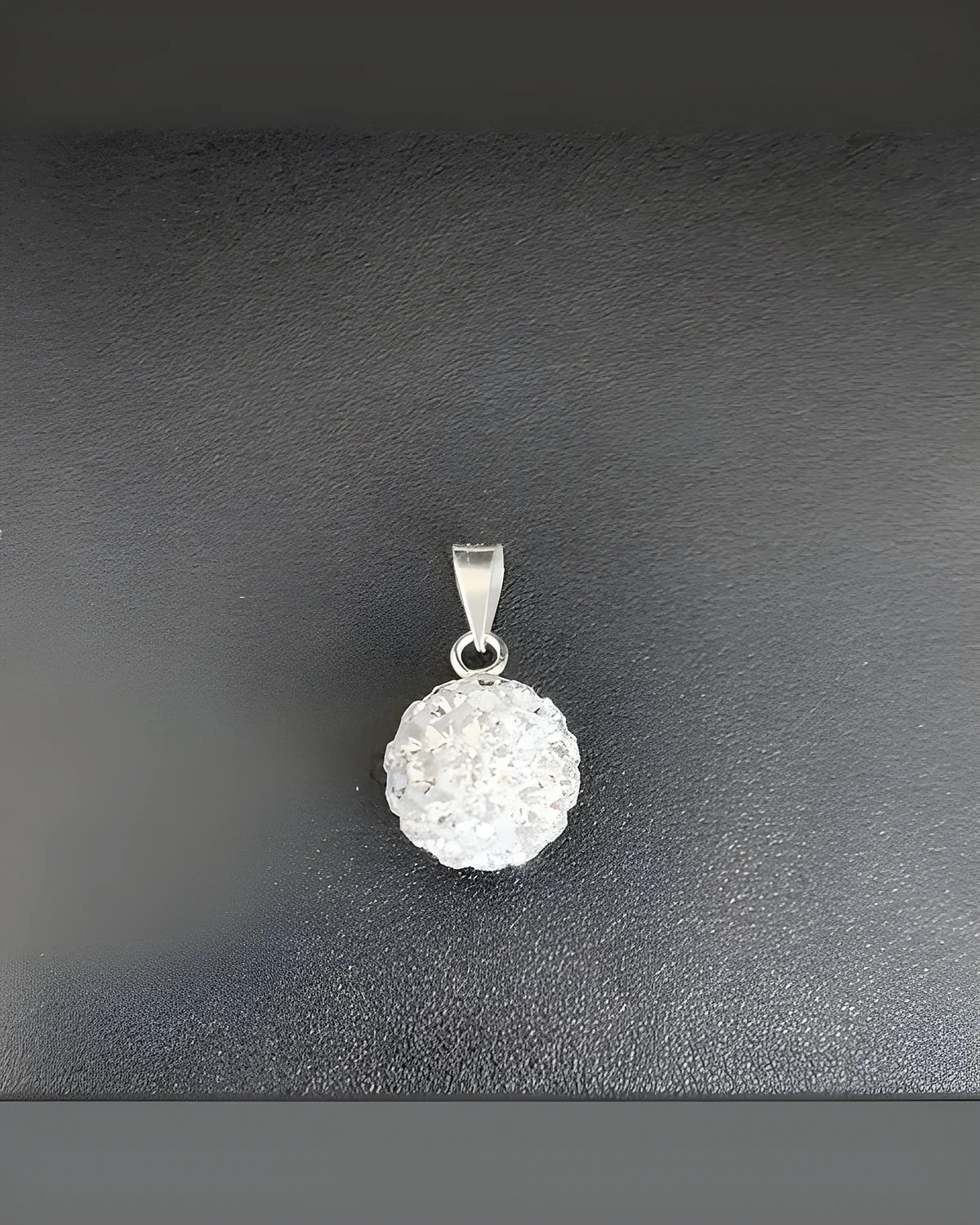 Pingente mina 10 mm prata