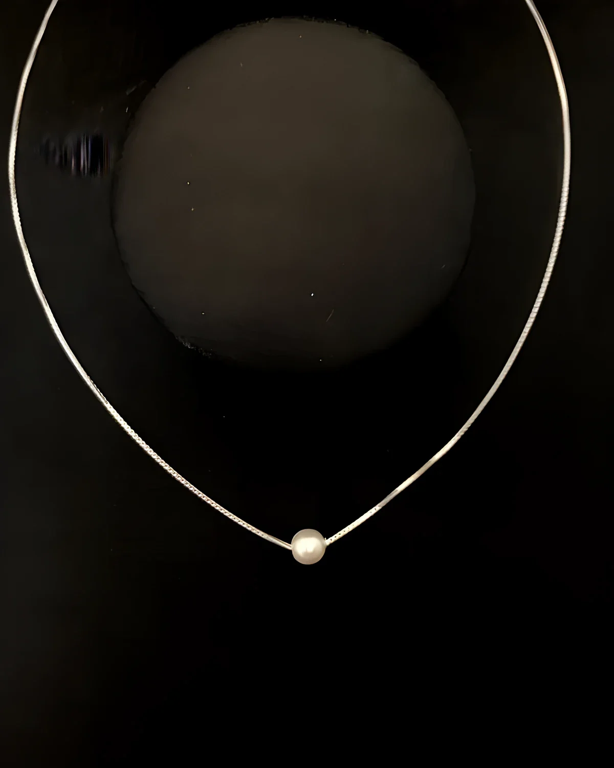 Gargantilha pérola 6 mm com extensor