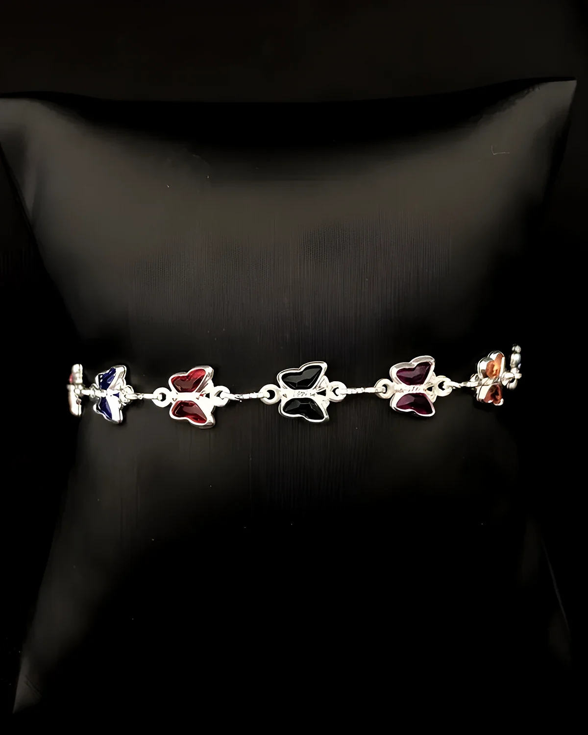 Pulseira inteira borboletas coloridas