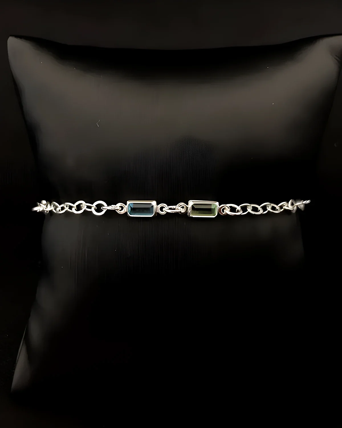 Pulseira elos com retang zircônia 2 / 2