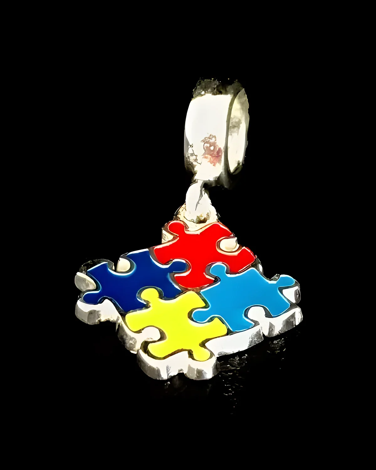 Berloque quebra cabeca autismo