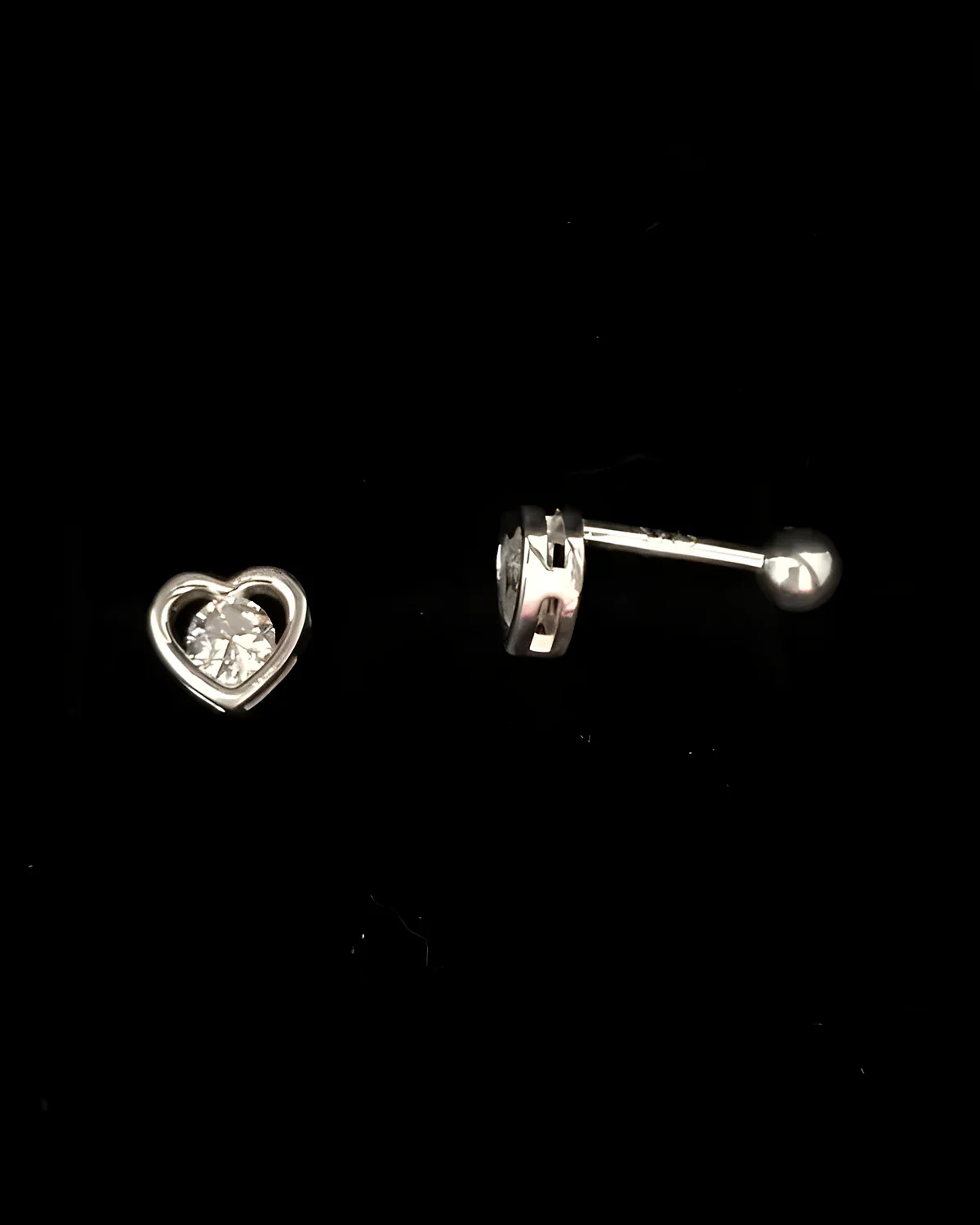 Piercing coração galeria