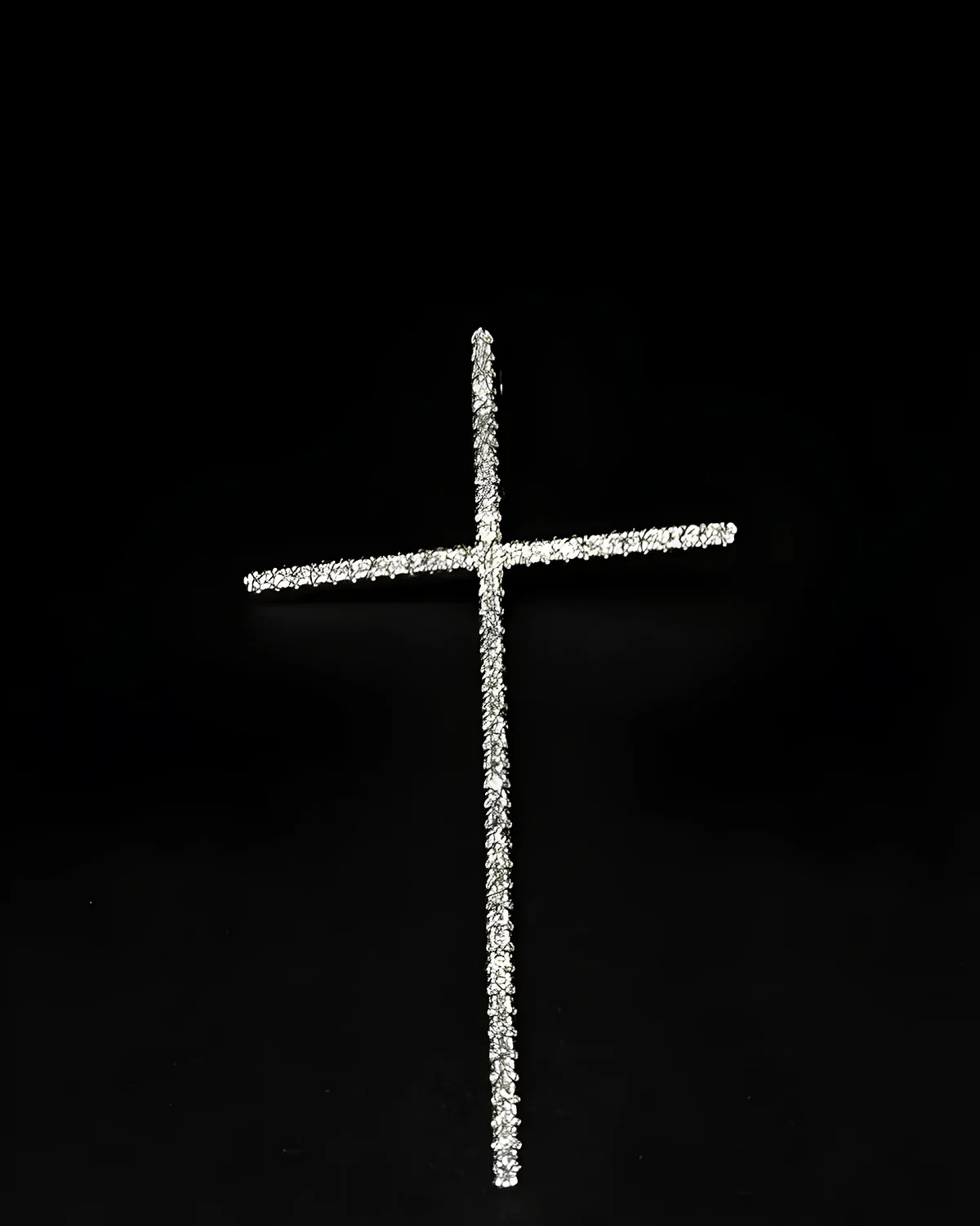 Pingente cruz cravejado 5,4 cm