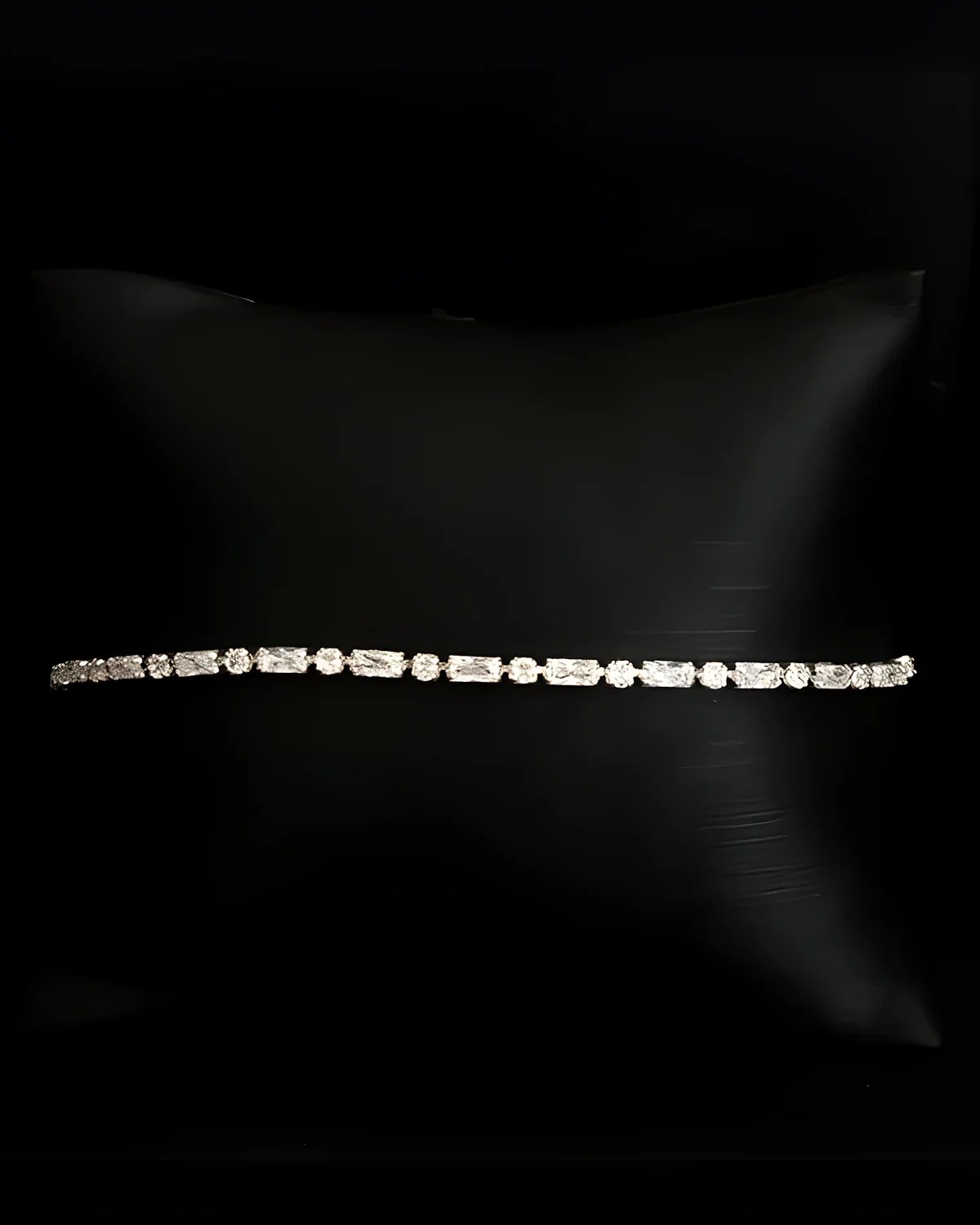Pulseira Riviera zircônia baguete